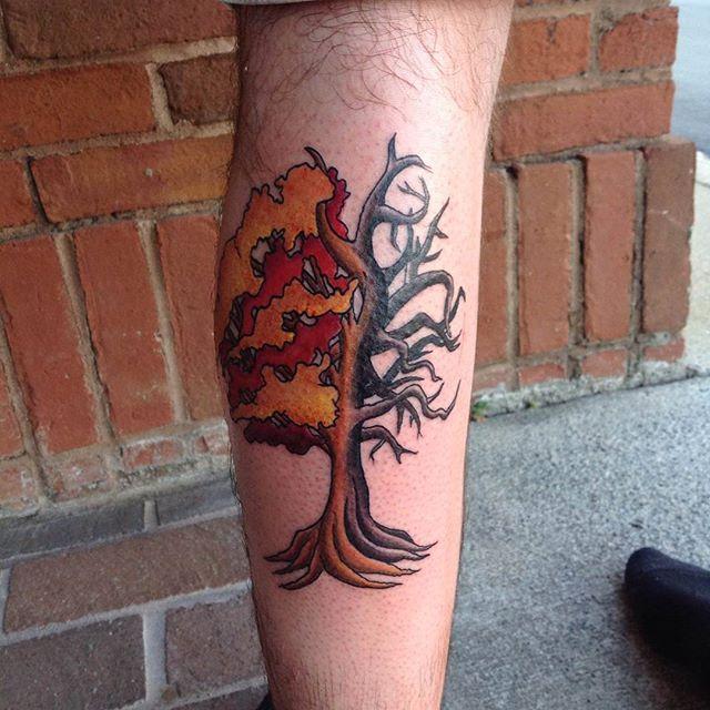 tatuaggio albero  113